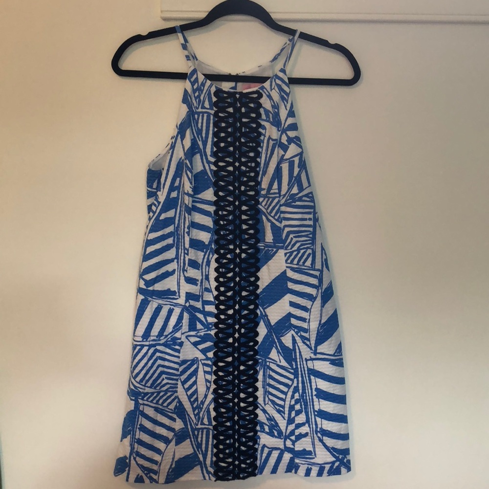 Lilly Pulitzer Annabelle Bay Blue Yacht Sea Shift